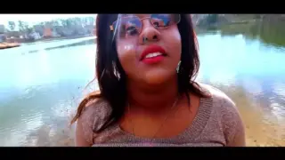 A young man fucks a curvy black woman outdoors